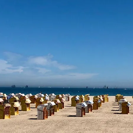 Haus Tulle - 2 Schnupp & Luette Mit Saisonstrandkorb Apartament Lubeka